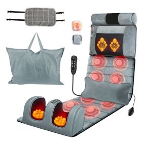 Full Body Electric Massage Mat Heating Vibration Massage Pad Cushion Back Massage Mattress Chair Pad with Neck Foot Massage Head Pillow and Cloth Full Body Electric Massage Mat Heating Vibration Massage Pad Cushion Back Massage Mattress Chair Pad with Neck Foot Massage Head Pillow and Cloth