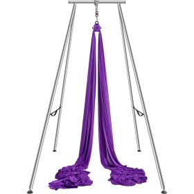 VEVOR Aerial Yoga Frame & Yoga Hammock, 9.67 ft Height Professional Yoga Swing Stand Comes with 13.1 Yards Aerial Hammock VEVOR Aerial Yoga Frame & Yoga Hammock, 9.67 ft Height Professional Yoga Swing Stand Comes with 13.1 Yards Aerial Hammock